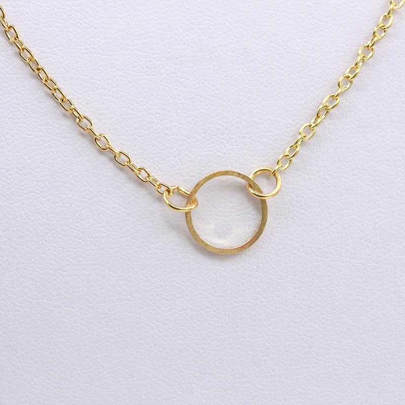 fashion geometric alloy plating women's necklace