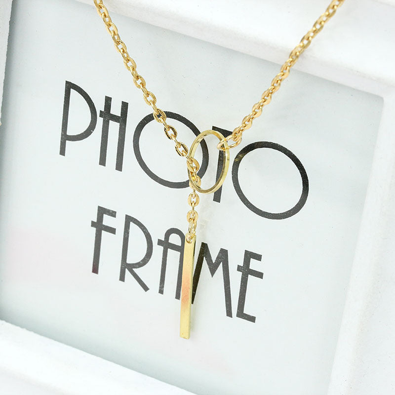 fashion geometric alloy plating women's necklace