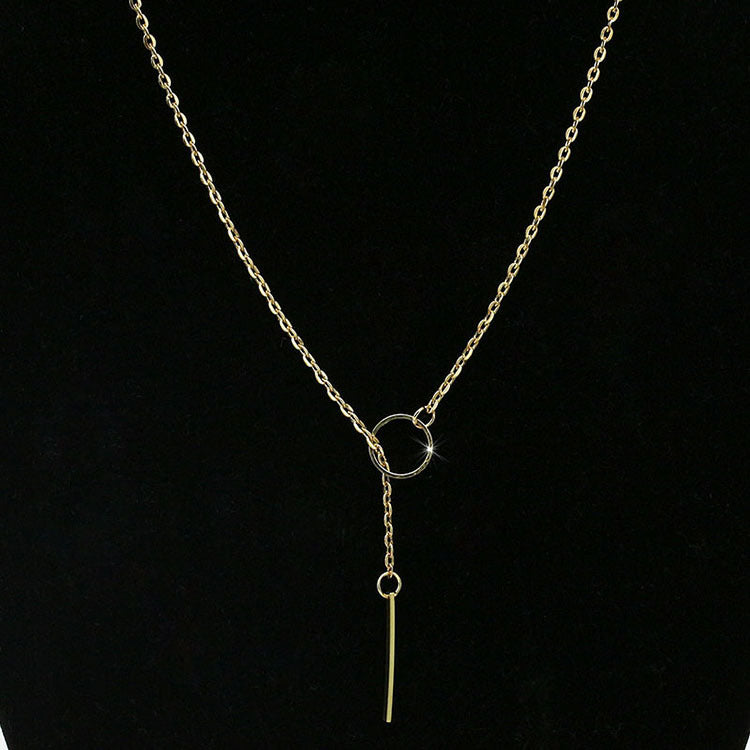 fashion geometric alloy plating women's necklace