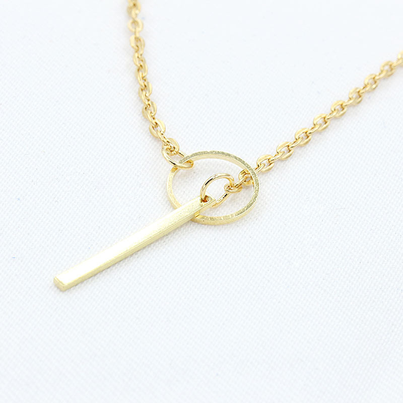 fashion geometric alloy plating women's necklace