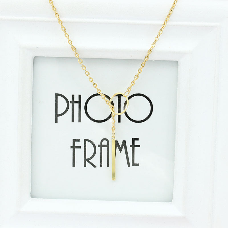 fashion geometric alloy plating women's necklace