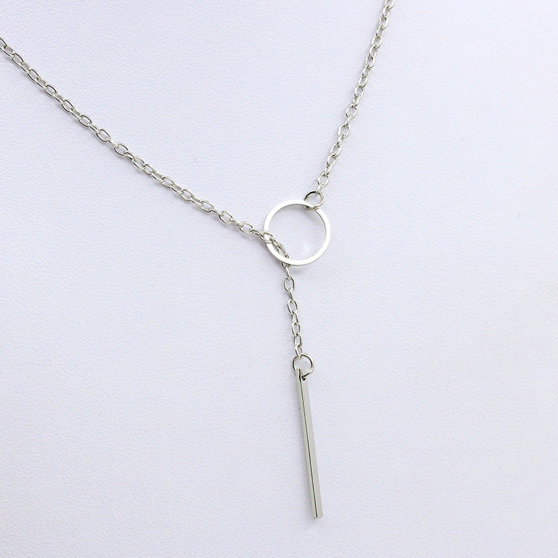 fashion geometric alloy plating women's necklace